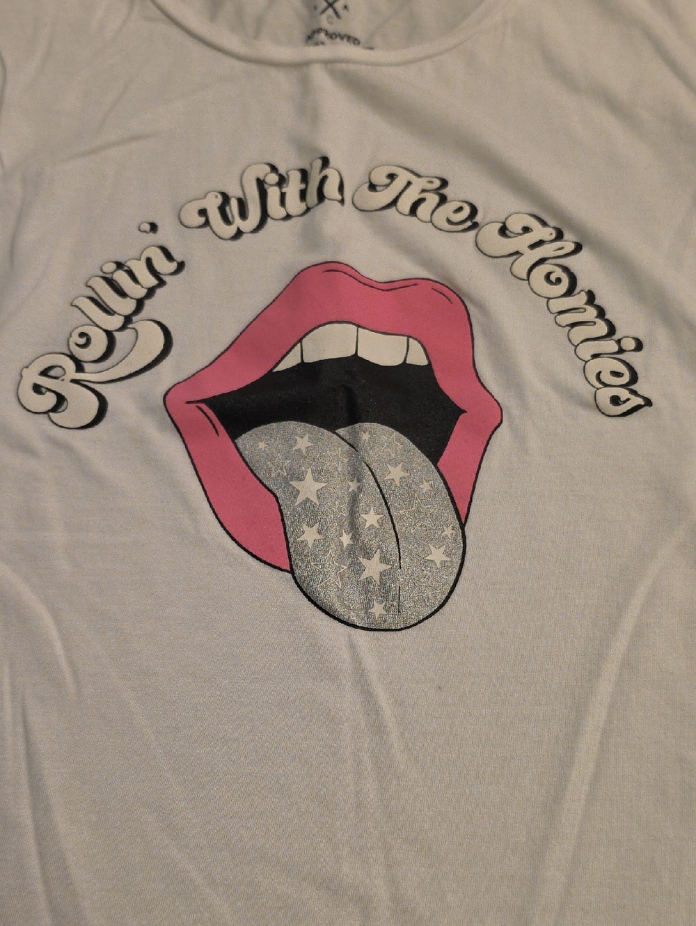 LA Trading Co Rolling With My Homies Sleeveless T Shirt Size Med EUC - Picture 2 of 5